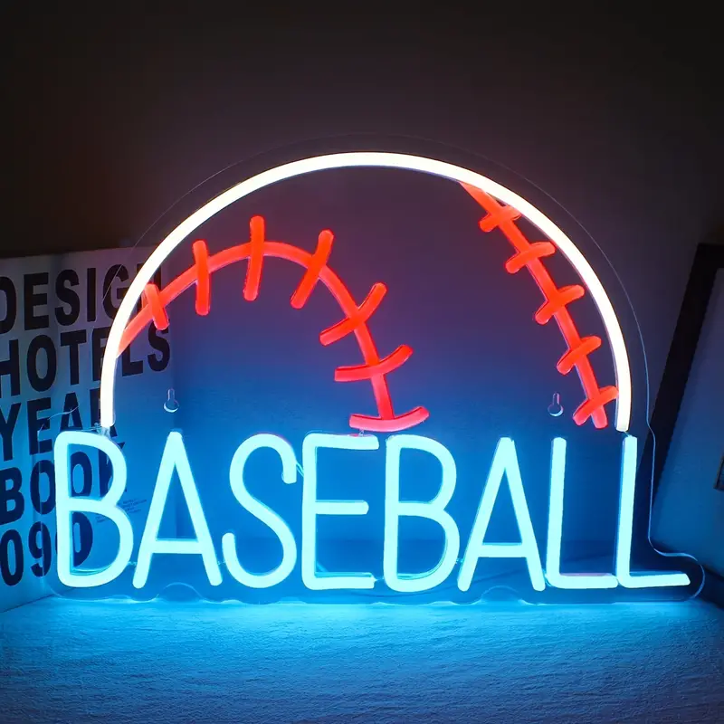 Baseball LED Neon Sign Light - Image 5