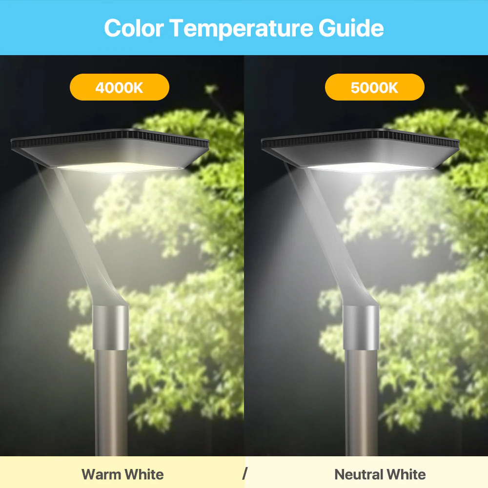 Black Gooseneck Post Top Lights (2 Pack) - TP260/TP325 Series 2700lumens, 5000K, AC120-277V - Image 5