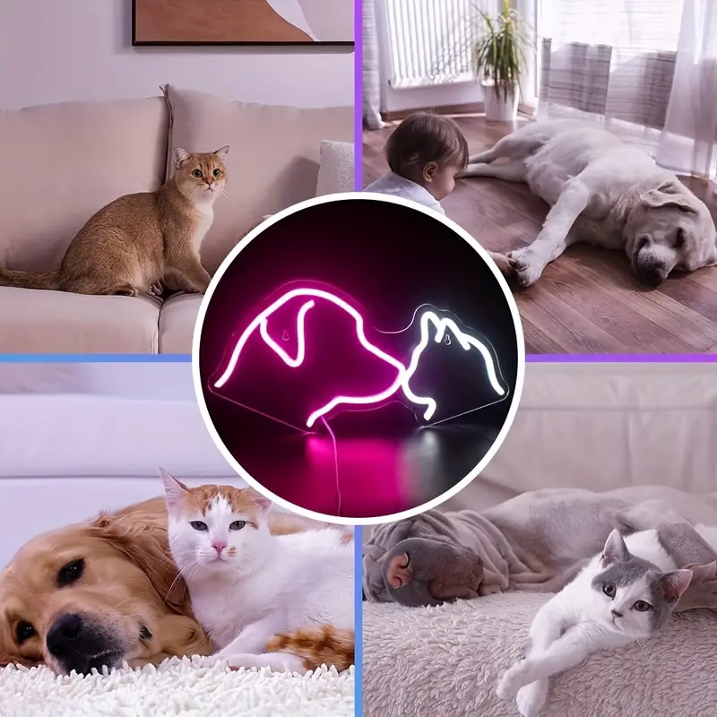 Dog and Cat LED Neon Sign Light - Image 8