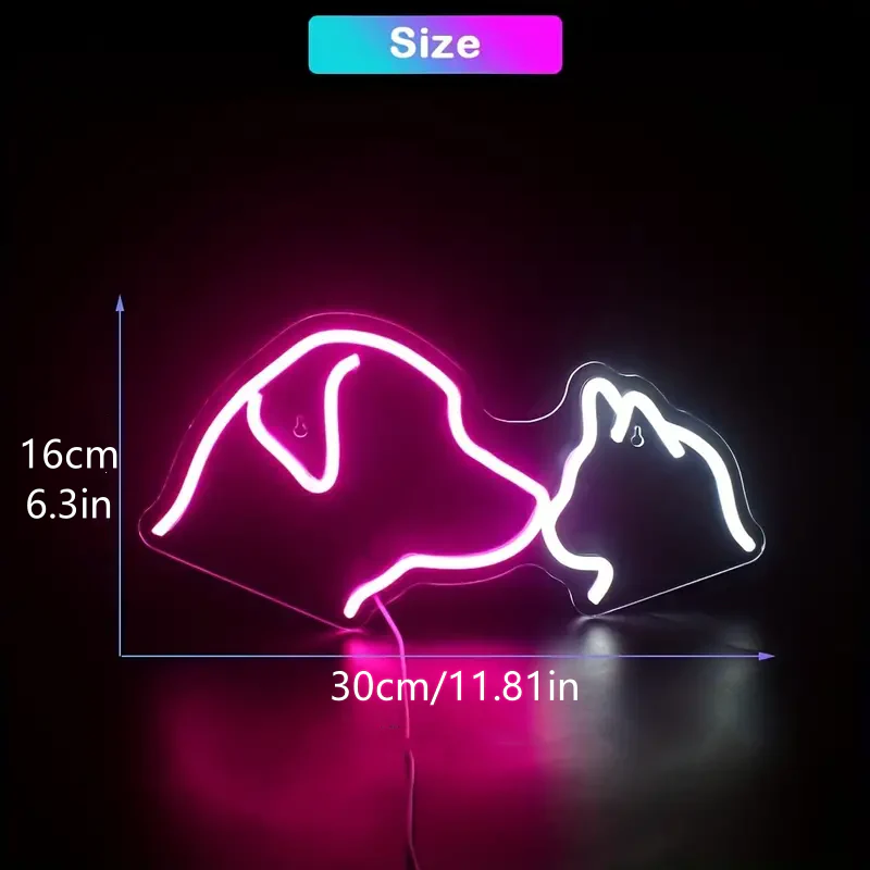 Dog and Cat LED Neon Sign Light - Image 9