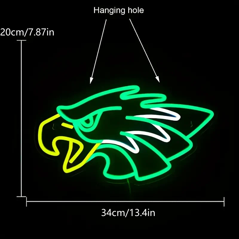 Eagle Head Neon Sign Light - Image 7
