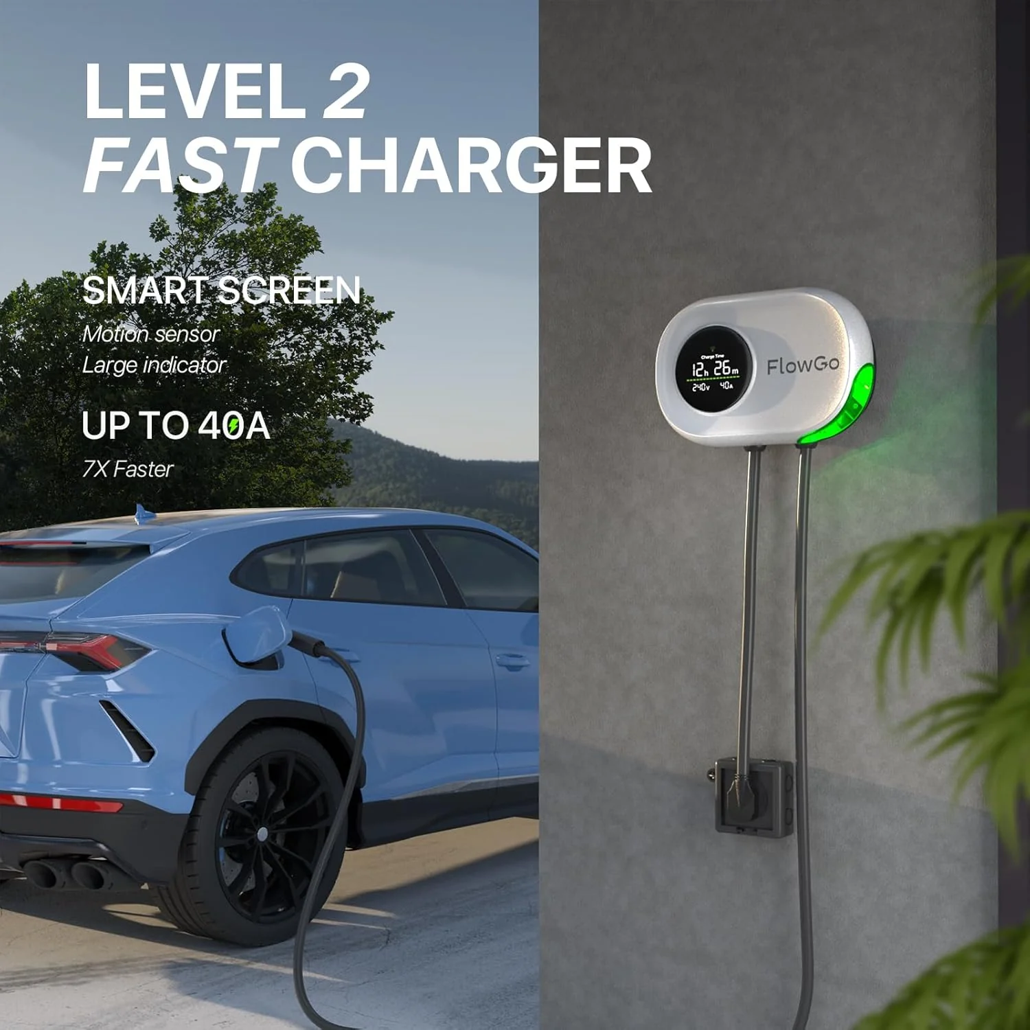 Flowgo Level 2 Smart EV Charger, 240V - Image 3