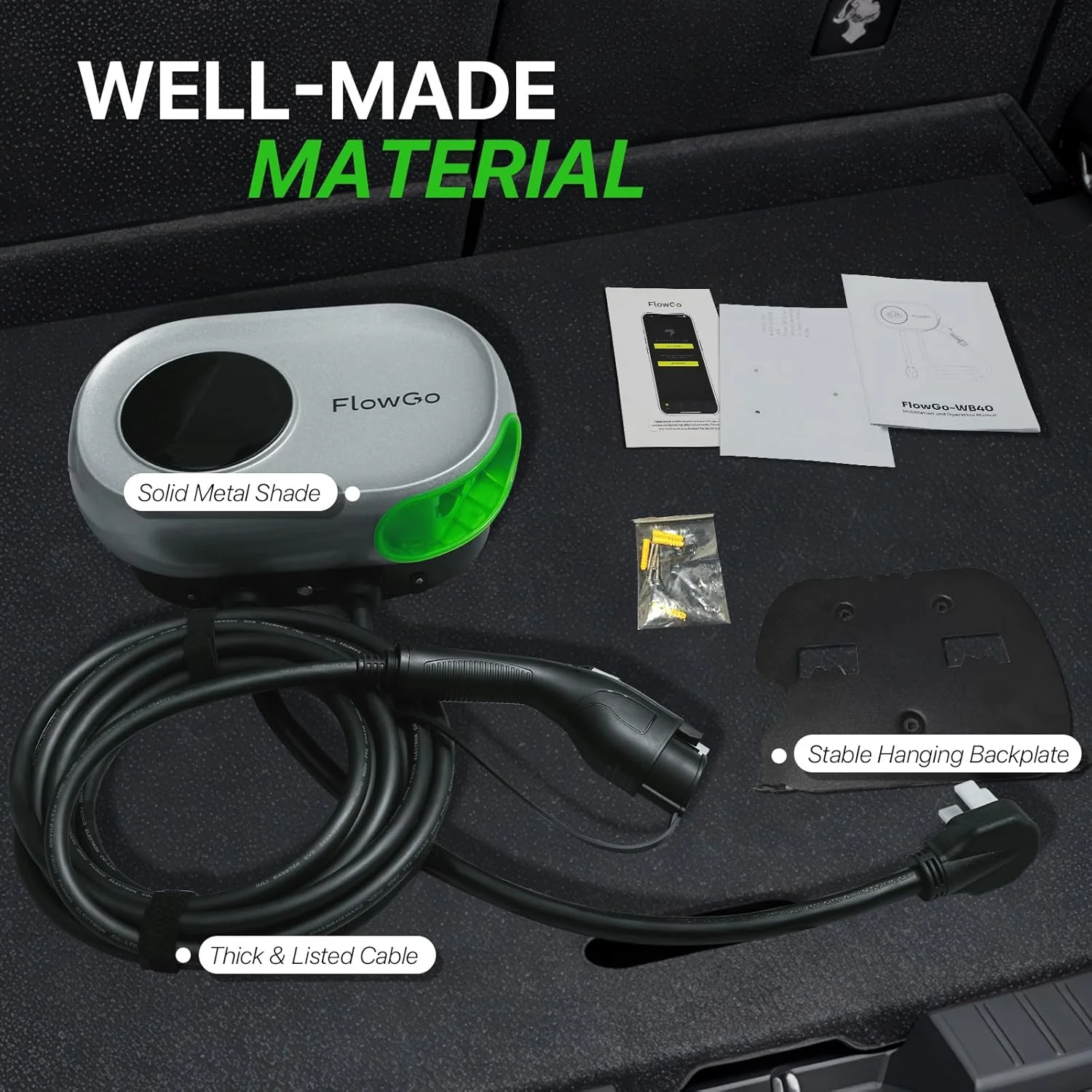 Flowgo Level 2 Smart EV Charger, 240V - Image 5