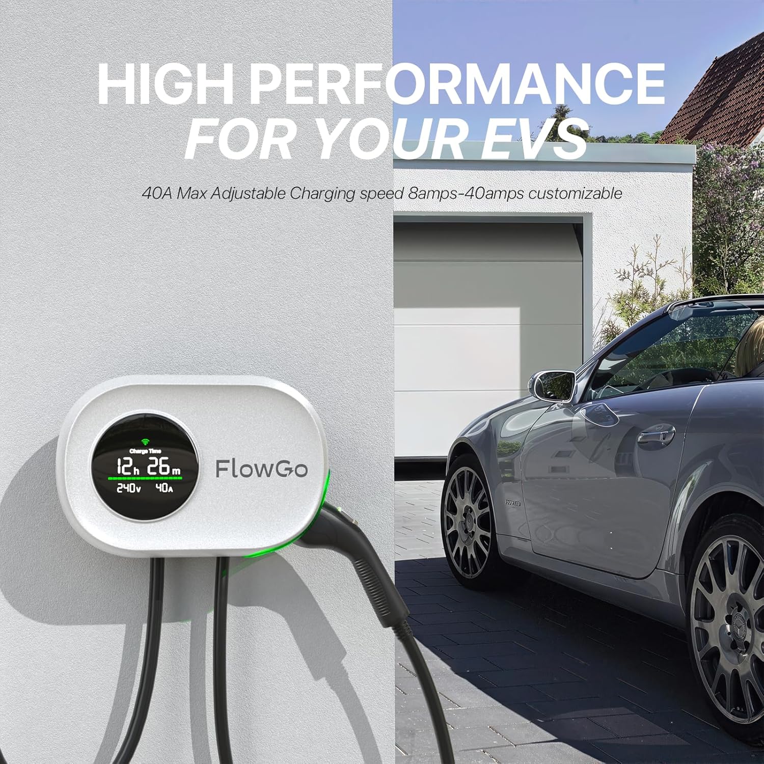 Flowgo Level 2 Smart EV Charger, 240V - Image 6