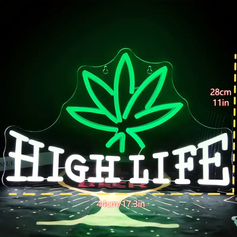 High Life Letter Neon Sign Light - Image 6
