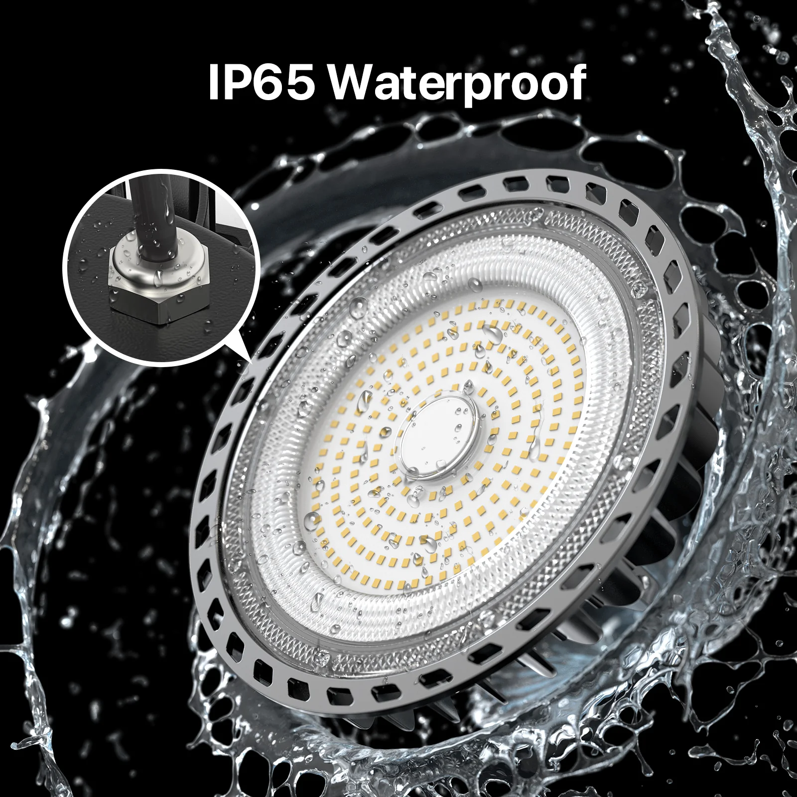HYPERLITE UFO LED High Bay Light - EC Series, AC 120V, Up to 35700lm, ETL Listed - Image 4