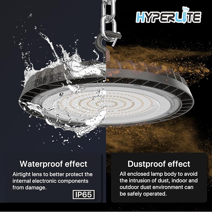 Hyperlite High Bay Light - Saturn Series with diffuser - Image 6