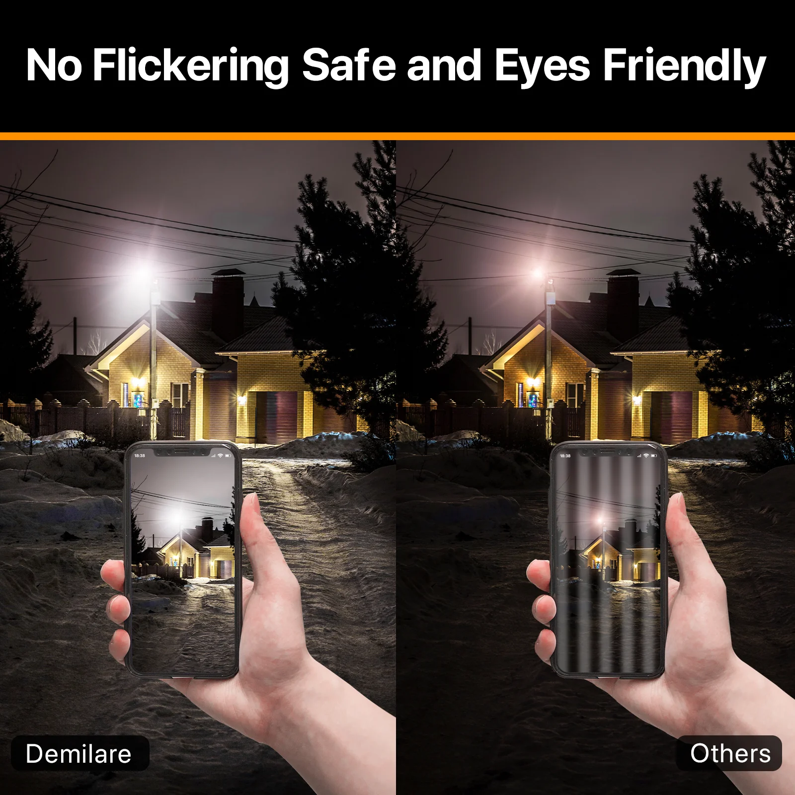 LED Parking Lot Light - Cobra Series, 45000lumens, 5000K, 100-277V, Dusk to Dawn - Image 7