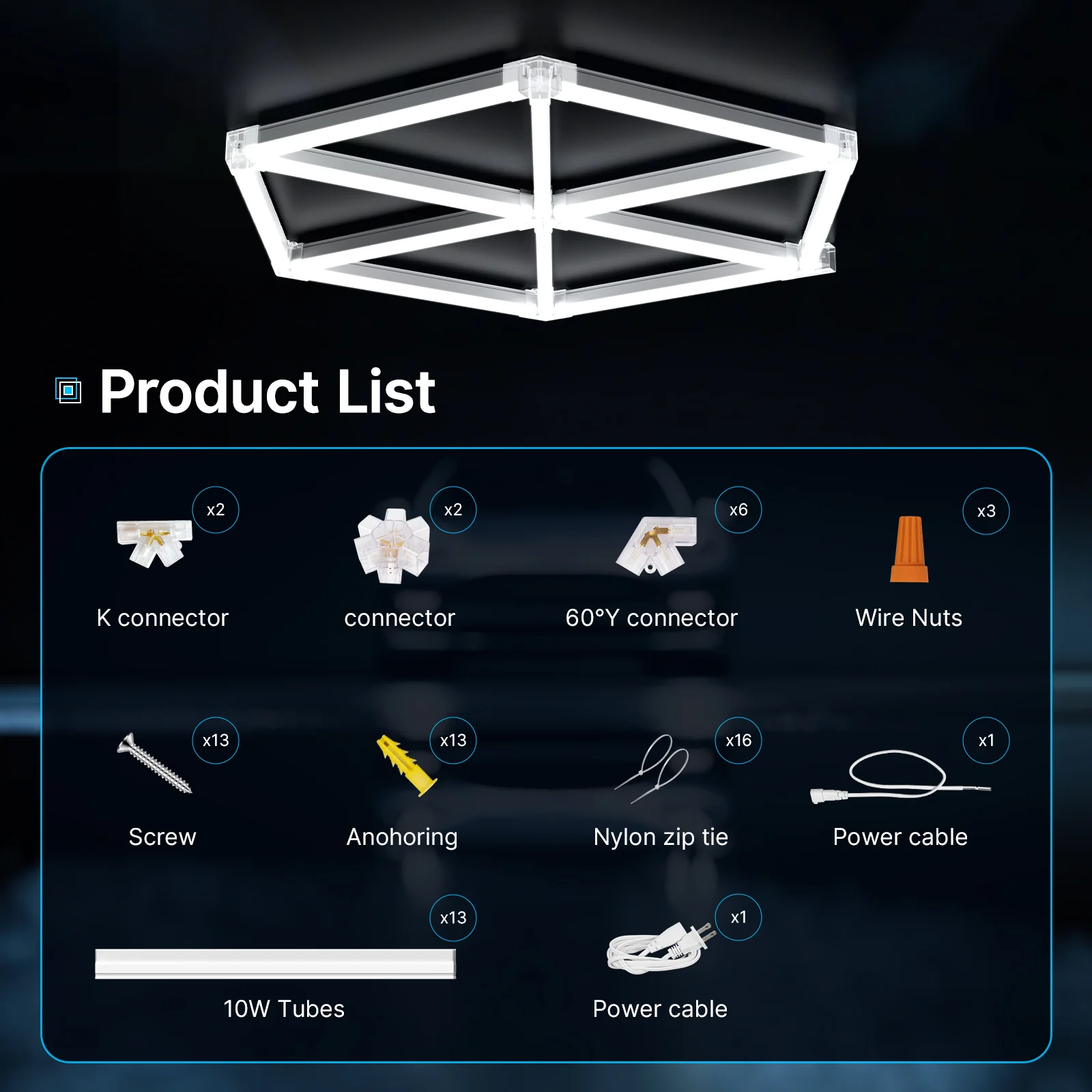 Hyperlite Mesh LED Lights Gen 2 - 8 x 7 ft - Image 5