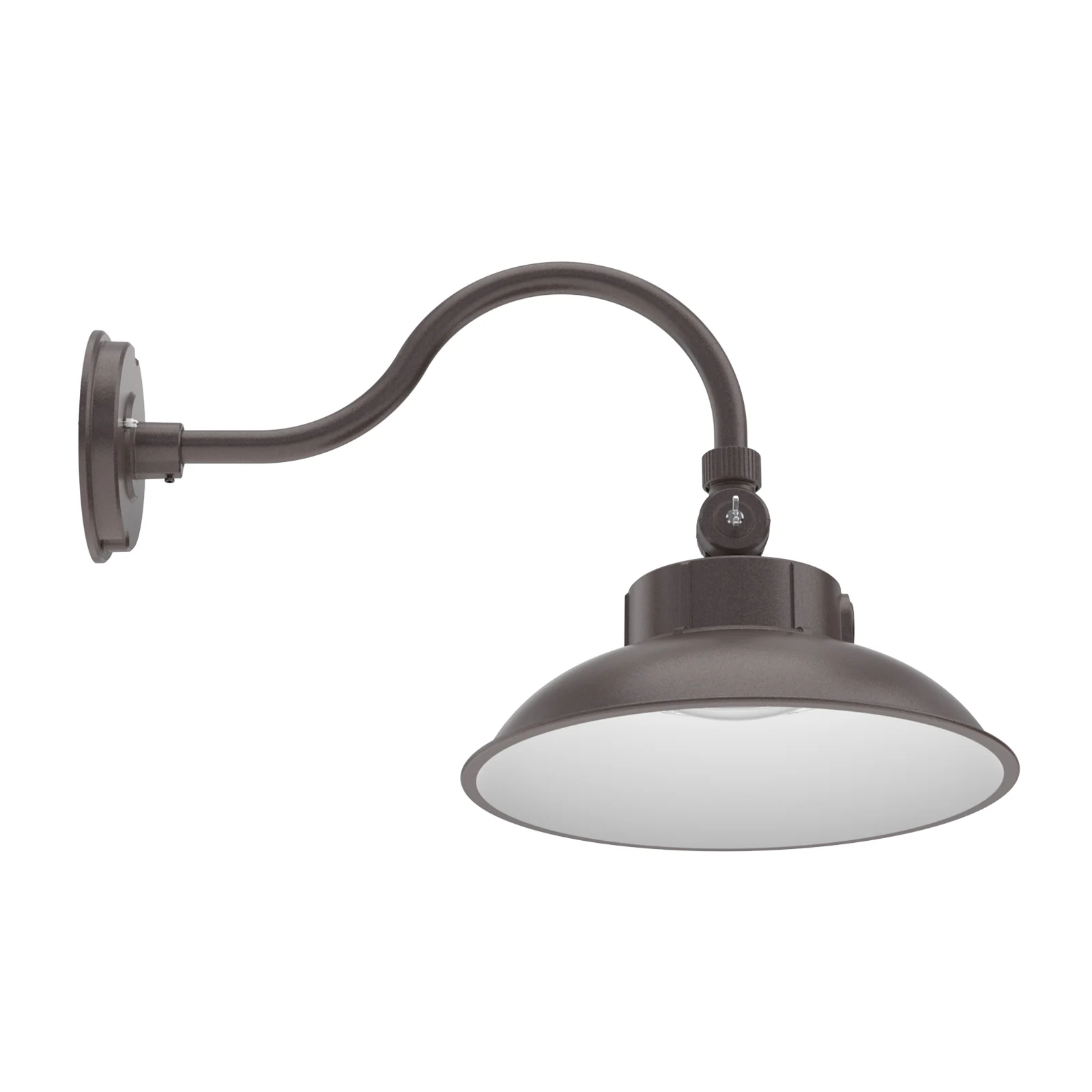 LED Gooseneck Barn Light Outdoor, 12inch Bronze, 6500lumens, Power & CCT Selectable, AC 120-277V - Image 10