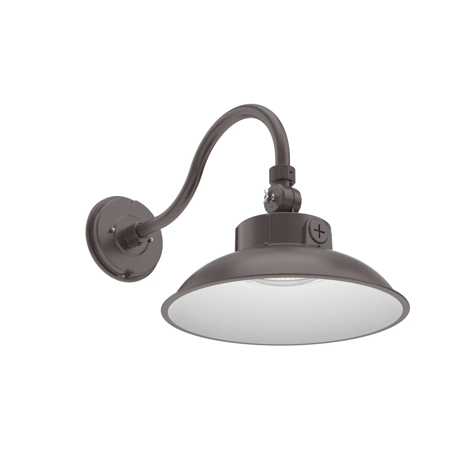 LED Gooseneck Barn Light Outdoor, 12inch Bronze, 6500lumens, Power & CCT Selectable, AC 120-277V - Image 9