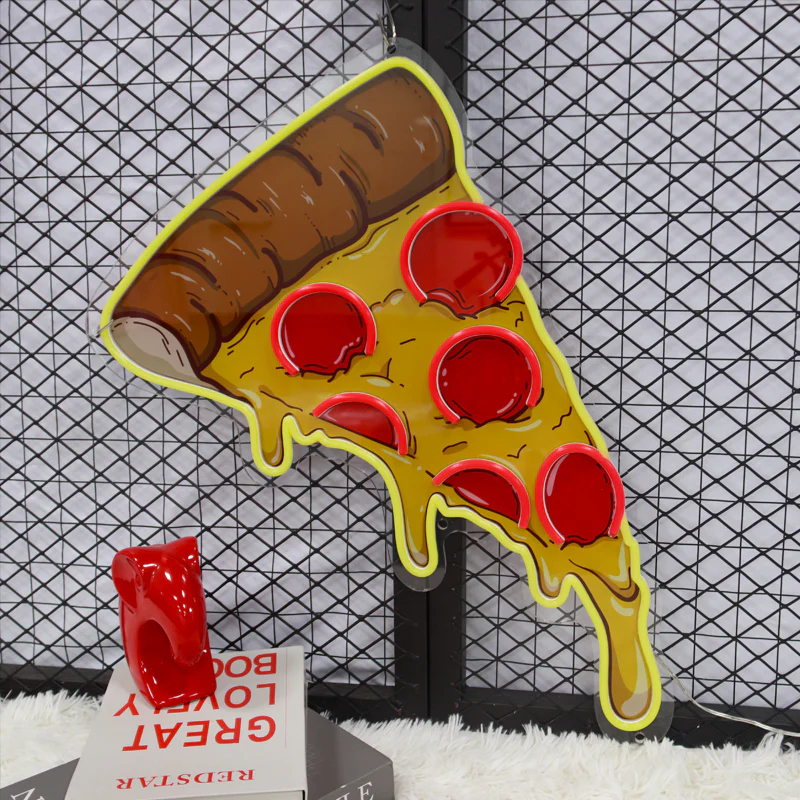 Pizza UV Printed LED Neon Sign - Image 2