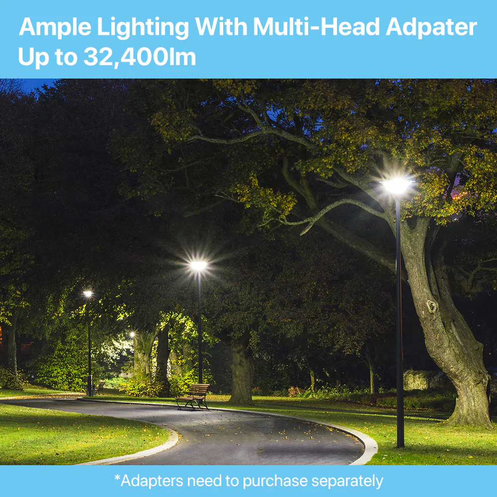 Post Top Light - TP350 Series, 3300lumens, Selectable CCT, AC 120-277V, Photocell Optional,Wide Lighting Coverage - Image 5