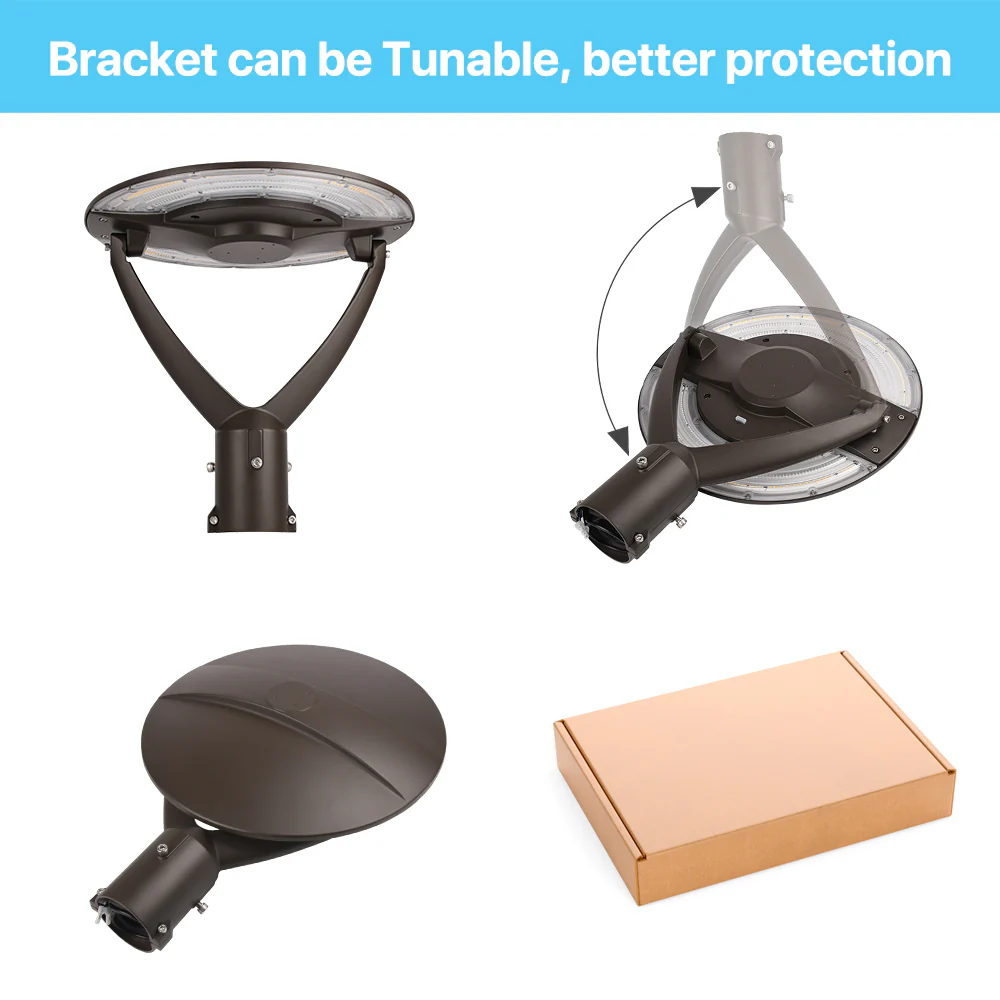 Post Top Lights- TP421 Series 8400lumens, Wattage & CCT Selectable, AC 120-277V - Image 8